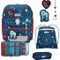  Genius LED Schooltas set 4-delig variant White Unicorn