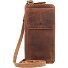  Vintage mobiele telefoon etui RFID leer 8 cm variant braun