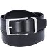  Zakelijke riem leer variant black | 90 cm