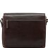  Lund Aktetas Messenger Leer 41.5 cm Laptop compartiment variant braun