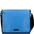  Upcycled Tarpaulin Boodschapper 40 cm Laptop compartiment variant blue