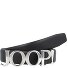  Riem leer variant black-silver | 70 cm