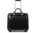 Blauwe vierkante 2-wiel Business Trolley Leer 37 cm Laptopcompartiment variant black Blauwe vierkante 2-wiel Business Trolley Leer 37 cm Laptopcompartiment variant black