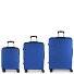  Juego 3 4-wiel kofferset 3st. variant azul
