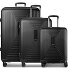  Essentials 14 4 wielen Kofferset 3-delig met uitbreidingsplooi variant black metallic