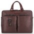 Harper aktetas Leer 40 cm Laptopcompartiment variant dark brown Harper aktetas Leer 40 cm Laptopcompartiment variant dark brown