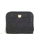  Woven Portemonnee Leder 10 cm variant nero rosa