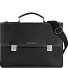  Valencia Aktetas Messenger Leer 40 cm Laptop compartiment variant black