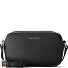  Bologna leer crossbody tas Camera-Bag leer dubbele rits 18 cm variant black