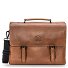  Nashville aktetas XXL 3 vakken leer 39 cm variant mid brown