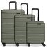  Munich 4.0 4-wiel kofferset, 3-delig met stretchvouw variant olive dull