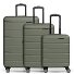Munich 4.0 4-wiel kofferset, 3-delig met stretchvouw variant olive dull Munich 4.0 4-wiel kofferset, 3-delig met stretchvouw variant olive dull