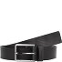  Essentiële leren riem variant black | 110 cm