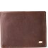  Chicago Portemonnee RFID-bescherming Leer 12 cm variant braun