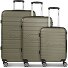 Seattle 4 wielen Kofferset 3-delig variant dark-olive Seattle 4 wielen Kofferset 3-delig variant dark-olive