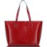  Blauwe vierkante shopper tas leer 35 cm variant rot