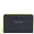  Portemonnee 10 cm variant night blue/neon yellow