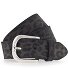 Riem leer variant anthrazit grau-schwarz | 95 cm  Riem leer variant anthrazit grau-schwarz | 95 cm