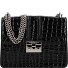  Roros schoudertas 21 cm variant croco print black