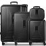  Essentials14 4-wiel kofferset Beautycase 4st met uitklapbaar laptopvak variant black metallic