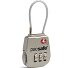  Prosafe Bagageslot met cijferslot 1 cm variant steel